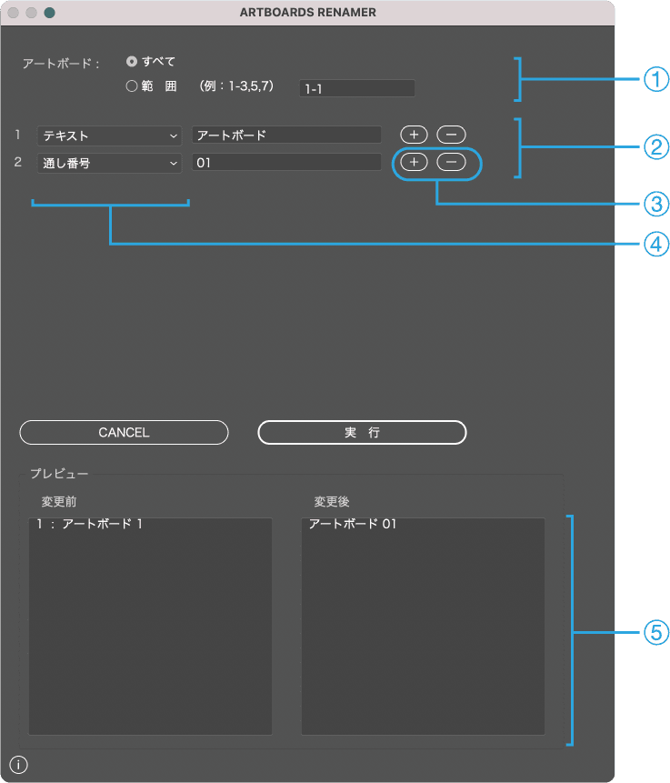 パレットの説明