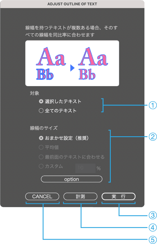 パレットの説明